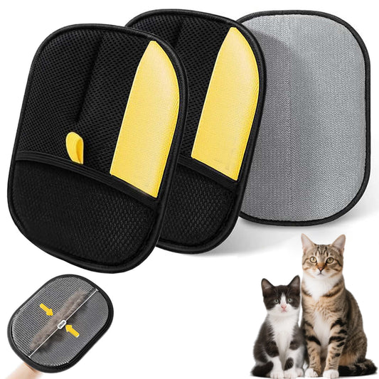 Manusa electrostatica pentru indepartarea parului de animale